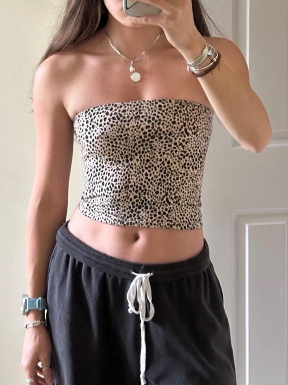 American Eagle Outfitters animal print top